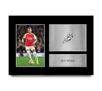 HWC Trading A4 Ben White Arsenal Gifts Printed Signed Autograph Picture for Football Fans and Supporters - A4