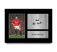 HWC Trading A4 Brian McClair Gifts Printed Signed Autograph Picture for Football Fans and Supporters