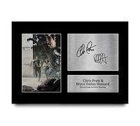 HWC Trading A4 Chris Pratt & Bryce Dallas Howard Jurassic World Gifts Printed Signed Autograph Picture for Movie Memorabilia Fans
