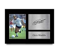 HWC Trading A4 Chris Waddle England Gifts Printed Signed Autograph Picture for Fans and Supporters - A4