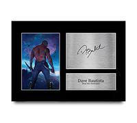 HWC Trading A4 Dave Bautista Guardians of the Galaxy Drax Gifts Printed Signed Autograph Picture for Movie Memorabilia Fans