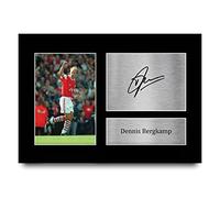 HWC Trading A4 Dennis Bergkamp Gifts Printed Signed Autograph Picture for Football Fans and Supporters - A4
