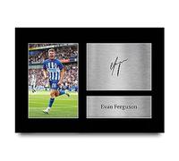 HWC Trading A4 Evan Ferguson Brighton & Hove Albion Gifts Printed Signed Autograph Picture for Football Fans and Supporters - A4