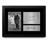 HWC Trading A4 FR Don Revie Billy Bremner Leeds Utd Gifts Printed Signed Autograph Picture for Fans and Supporters - A4 Framed
