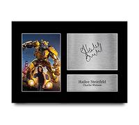 HWC Trading A4 Hailee Steinfeld Bumblebee Gifts Printed Signed Autograph Picture for Movie Memorabilia Fans