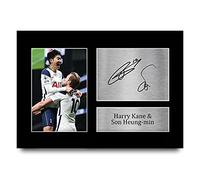 HWC Trading A4 Harry Kane & Son Heung-min Tottenham Hotspurs Spurs Gifts Printed Signed Autograph Picture for Football Fans and Supporters