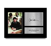 HWC Trading A4 Jack Nicholson One Flew Over the Cuckoo's Nest Gifts Printed Signed Autograph Picture for Movie Memorabilia Fans