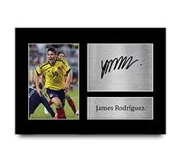 HWC Trading A4 James Rodriguez Colombia Gifts Printed Signed Autograph Picture for Football Fans and Supporters