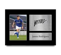 HWC Trading A4 James Rodriguez Everton Gifts Printed Signed Autograph Picture for Fans and Supporters - A4