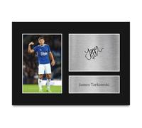 HWC Trading A4 James Tarkowski Gifts Printed Signed Autograph Picture for Football Fans and Supporters - A4