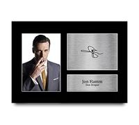 HWC Trading A4 Jon Hamm Mad Men Gifts Printed Signed Autograph Picture for TV Show Fans
