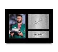HWC Trading A4 Jon Rahm Gifts Printed Signed Autograph Picture for Golf Memorabilia Fans - A4