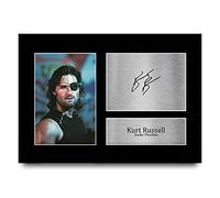 HWC Trading A4 Kurt Russell Escape from New York Gifts Printed Signed Autograph Picture for Movie Memorabilia Fans