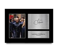 HWC Trading A4 Laurence Fishburne The Matrix Morpheus Gifts Printed Signed Autograph Picture for Movie Memorabilia Fans