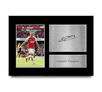 HWC Trading A4 Leandro Trossard Arsenal Gifts Printed Signed Autograph Picture for Football Fans and Supporters - A4