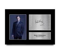 HWC Trading A4 Mads Mikkelsen Hannibal Gifts Printed Signed Autograph Picture for TV Show Fans