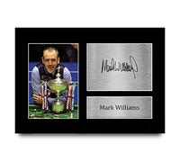 HWC Trading A4 Mark Williams Snooker Gifts Printed Signed Autograph Picture for WST Memorabilia Fans