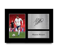 HWC Trading A4 Mason Mount England Gifts Printed Signed Autograph Picture for Football Fans and Supporters