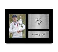 HWC Trading A4 Matt Fitzpatrick Gifts Printed Signed Autograph Picture for Golf Memorabilia Fans - A4