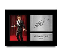 HWC Trading A4 Michael C Hall Dexter Dexter Gifts Printed Signed Autograph Picture for TV Show Fans - A4