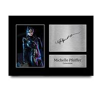 HWC Trading A4 Michelle Pfeiffer Batman Catwoman Presents Printed Signed Autograph Picture for Movie Memorabilia Fans - A4