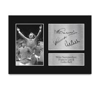 HWC Trading A4 Mike Summerbee, Francis Lee & Colin Bell Gifts Printed Signed Autograph Picture for Football Fans and Supporters