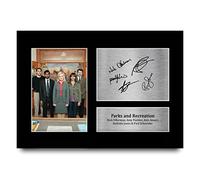 HWC Trading A4 Nick Offerman, Amy Poehler, Aziz Ansari, Rashida Jones & Paul Schneider Parks and Recreation Gifts Printed Signed Autograph Picture for TV Show Fans