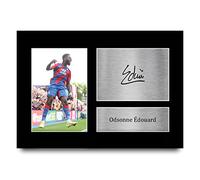 HWC Trading A4 Odsonne Edouard Crystal Palace Gifts Printed Signed Autograph Picture for Football Fans and Supporters