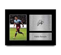 HWC Trading A4 Pablo Fornals West Ham United Gifts Printed Signed Autograph Picture for Football Fans and Supporters