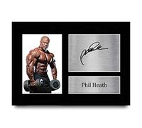 HWC Trading A4 Phil Heath Mr Olympia Gifts Printed Signed Autograph Picture for Body Building Memorabilia Fans - A4