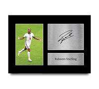 HWC Trading A4 Raheem Sterling England Gifts Printed Signed Autograph Picture for Football Fans and Supporters