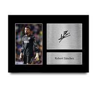 HWC Trading A4 Robert Sanchez Brighton & Hove Albion Gifts Printed Signed Autograph Picture for Football Fans and Supporters - A4