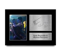 HWC Trading A4 Ryan Reynolds & Morena Baccarin Deadpool Gifts Printed Signed Autograph Picture for Movie Memorabilia Fans - A4