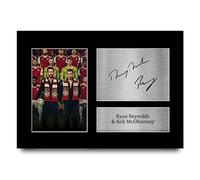 HWC Trading A4 Ryan Reynolds & Rob McElhenney Wrexham Gifts Printed Signed Autograph Picture for Football Fans and Supporters - A4