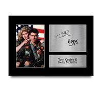 HWC Trading A4 Tom Cruise & Kelly McGillis Top Gun Maverick & Charlie Gifts Printed Signed Autograph Picture for Movie Memorabilia Fans - A4