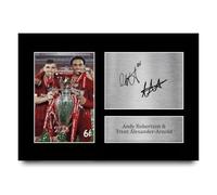 HWC Trading A4 Trent Alexander-Arnold Andy Robertson Gifts Printed Signed Autograph Picture for Football Fans and Supporters
