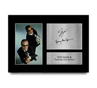 HWC Trading A4 Will Smith & Tommy Lee Jones Men in Black Gifts Printed Signed Autograph Picture for Movie Memorabilia Fans