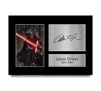 HWC Trading Adam Driver Signed A4 Printed Autograph Star Wars Kylo Ren Print Photo Picture Display