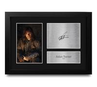 HWC Trading Aidan Turner The Hobbit Kili Gifts Printed Signed Autograph Picture for Movie Memorabilia Fans - A4 Framed