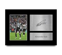 HWC Trading Alexander Isak Magpies Gifts Printed Signed Autograph Picture for Football Fans and Supporters - A4