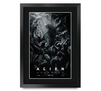 HWC Trading Alien Covenant Michael Fassbender Gifts Printed Poster Signed Autograph Picture for Movie Memorabilia Fans - A3 Framed