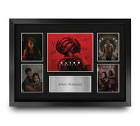 HWC Trading Alien Romulus Gifts Printed Signed Autograph Presentation Display Montage for Movie Memorabilia Fans - A3 Framed