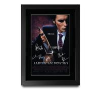 HWC Trading American Psycho Gifts Printed Poster Signed Autograph Picture for Movie Memorabilia Fans (ID-002790) - A4 Framed Print