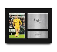 HWC Trading André Wolves Gifts Printed Signed Autograph Picture for Football Fans and Supporters - A4