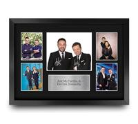 HWC Trading Ant & Dec Gifts Printed Signed Autograph Picture Presentation Display for TV Show Fans - A3 Framed