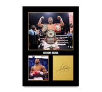 HWC Trading Anthony Joshua Gifts Printed Signed Autograph Picture for Boxer Memorabilia Fans - A4 Print Only (ID-006034)