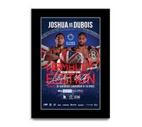 HWC Trading Anthony Joshua vs Daniel Dubois Gifts Printed Signed Autograph Poster for Boxer Memorabilia Fans (ID-002801) - A4 Print Only