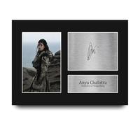 HWC Trading Anya Chalotra The Witcher Yennefer of Vengerberg Gifts Printed Signed Autograph Picture for TV Show Fans - A4