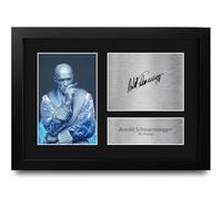 HWC Trading Arnold Schwarzenegger Batman & Robin 1997 Mr. Freeze Gifts Printed Signed Autograph Picture for Movie Memorabilia Fans - A4 Framed