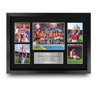 HWC Trading Arsenal 2004 Champions Prem League The Invincibles Printed Memorabilia Signed Autograph Photograph Display for Football Fans and Supporters - A3 Framed